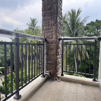 Balustrade de sécurité pour balcon, toit, baie vitrée, terrasse, escalier, galvanisée, fixation au sol, production usine Huizhou