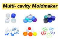 Sistema de Moldeo de Tapas Inteligentes de 32 Cavidades y 55 mm con Válvula de Compuerta, Precio de Fábrica
