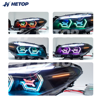 Phares HETOP F10 2011-2017 Série 5, mise à niveau personnalisée spéciale, style OSS, style RGB, DRL LED avant uniques, Plug and Play pour BMW