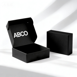 Lujoso logotipo personalizado Rosa corrugado Mailer papel embalaje Correo Postal caja de envío <span class=keywords><strong>para</strong></span> esmalte de uñas aceite caliente UV - Product Image 3