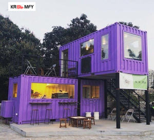 2026 20ft 40ft Coffee Shop Restaurant Shipping Container Bar Cafe with <b>Kitchen</b> Snack Food Fiberglass <b>for</b> <b>Sale</b> - Product Image 4
