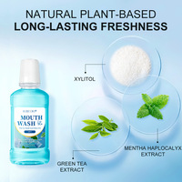 Bain de bouche à la menthe naturelle sans alcool, best-seller, spray buccal antibactérien biologique, bain de bouche pour adultes