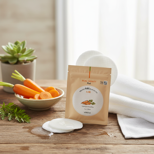 Beefruve Lot de 4 tampons de lavage pour le visage à la carotte Produit naturel et efficace - Product Image 3