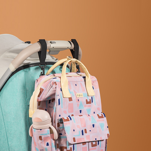 Bolsa de gran capacidad para mamá y niño, bolsa de pañales exterior, cómoda, <span class=keywords><strong>mochila</strong></span> - Product Image 4