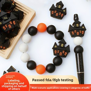 Halloween Series <b>Silicone</b> <b>Beads</b> Cross-Border 3D <b>Silicone</b> <b>Bead</b> Accessories DIY Party Decorations Stringing <b>Beads</b> Yiwu Wholesale - Product Image 2