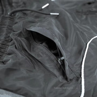 OEM Survêtement Personnalisé Taille Élastique Polyester Sportswear Panel Patch Y2k Baggy Nylon Track Running Pantalons pour Hommes