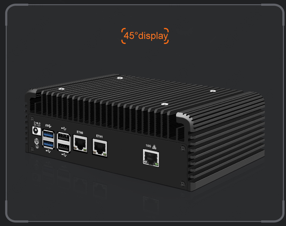 Topton I3 Mini PC Home Server - 2x10G LAN & 2.5G NVMe Storage