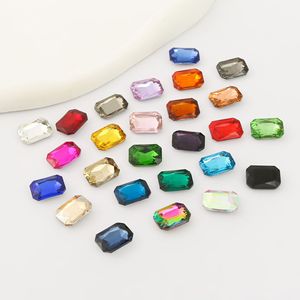 Accesorio DIY de cristal de diamante octogonal rectangular con base puntiaguda, funda para teléfono con incrustaciones de diamantes - Product Image 4