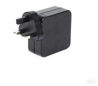 Pengisi daya Laptop USB-C 65W untuk HP Lenovo Acer, adaptor daya PD 3.0 cepat dengan colokan dapat dilipat (Bersertifikat CE/FCC)