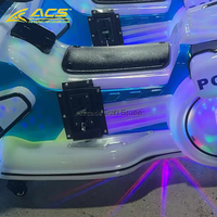 Véhicule d'amusement à double place ACS pour enfants, avec éclairage, construction métallique, support japonais, pour arcade commerciale intérieure