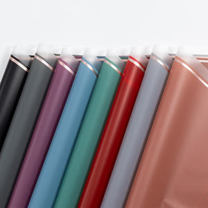 Bordo di carta fiore solido floreale impermeabile Bouquet carta da imballaggio fiorista fornisce carta da imballaggio per regalo di nozze - Product Image 4