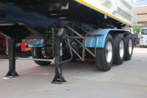 Vente en gros usine Remorque semi-remorque benne basculante 3 essieux 60 tonnes 50 tonnes en acier pour tracteur - Product Image 3