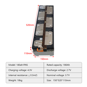 3.7V 180ah 1p6s 1p5s 22.2V lithium ion mô-đun Pin 3.7v180ah catl 4s1p NCM Pin EV xe điện 150AH Công suất nmc anode - Product Image 2