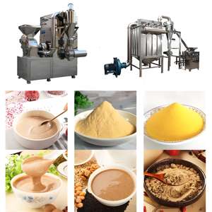 Línea de Producción de Cereales para Bebés en Estado Nuevo, Máquina para Hacer Papilla Instantánea Nutritiva de Arroz en Polvo para Bebés - Product Image 5