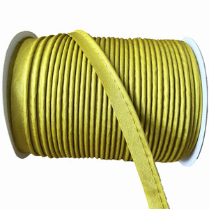 Aw Bias Cord 100% Polyester Satin Piping Cord 12mm 72yards One Roll Cotton Bias Cord Laces Cords