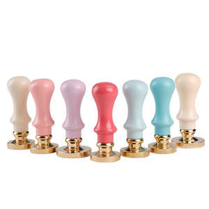 Свадебное приглашение, печать с воском, мини ручка макарона, печать с воском, печать с персонализированным логотипом на заказ, деревянный металлический штамп - Product Image 2