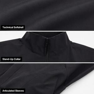 Men's Long Stand Collar Softshell <strong>Jacket</strong> Four Way Stretch Waterproof Windproof Breathable Lightweight Outdoor Casual Streetwear - Product Image 3