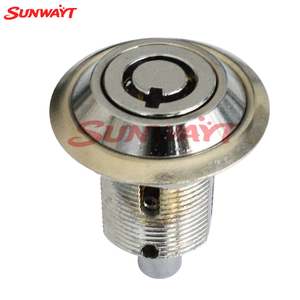 Cerradura de Seguridad Tubular de Aleación de Zinc para Puertas de Máquinas Recreativas, Cerradura de Empuje, Venta al por Mayor - Product Image 4