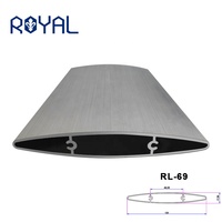 Extrusion d'aluminium de revêtement de poudre de clôture de lame de persienne pour la clôture ou la porte