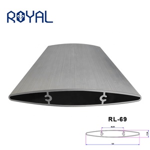 Extrusion d'aluminium de revêtement de poudre de clôture de lame de persienne pour la clôture ou la porte - Product Image 1