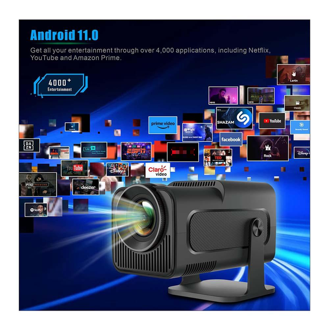 Hot Sale 4K Short Throw Led Projector 1080p Portable Movie Android 11 Projector for Home/Education/meeting Room