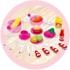 Jeu de cuisine interactif parent-enfant, jeu de rôle éducatif précoce pour enfants, ensemble de jouets de cuisine avec lumières et sons - Product Image 4