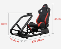 Chaise de simulateur de conduite de style populaire Waimar Ps 4 Racing Seat Gaming Cockpit