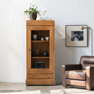 Hot Selling Multifunctional Modern African Teak Solid Wood Display Cabinet with Storage for <b>Kitchen</b> Dining Living Room - Product Image 3