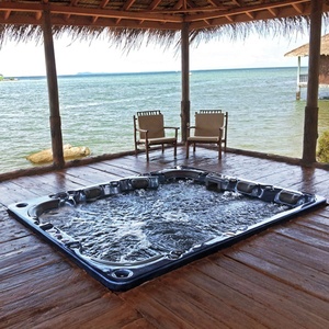 Nereid Perfectspa vasca idromassaggio per 8 persone all'aperto/giardino/villa spa con funzione di lusso - Product Image 6