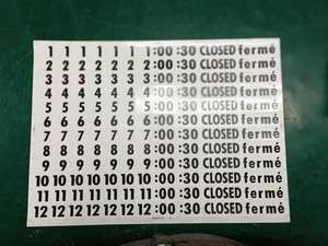 Led <span class=keywords><strong>Open</strong></span> <span class=keywords><strong>Sign</strong></span> mit Geschäfts stunden Nummer Aufkleber separat Schalter Hang Chain High Brightness Leds - Product Image 6