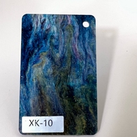 Feuille acrylique coulée irisée colorée de 3 mm pour découpe laser, bricolage et artisanat décoratif