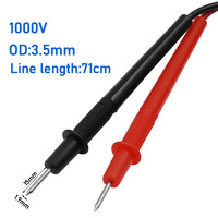 10A 1000V Multimeter Probe Test Needle Pin Digital 70cm Length Universal Multi Meter Lead Wire Pen Cable Kit Voltmeter Tester