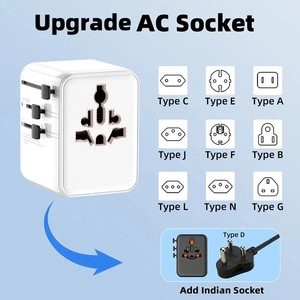 65W Compact Gan Tech Universele Internationale Reisoplader Adapter Usb Iphone 15 Stekker Oplader Board Ac Dc Converters - Product Image 5