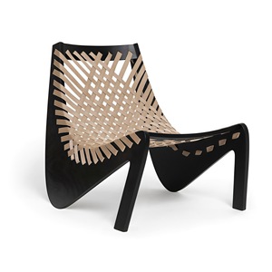 Chaise longue créative et confortable, structure <span class=keywords><strong>en</strong></span> aluminium, tressage <span class=keywords><strong>en</strong></span> <span class=keywords><strong>rotin</strong></span>, chaise de loisirs d'extérieur pour <span class=keywords><strong>jardin</strong></span>, villa, terrasse et balcon - Product Image 1