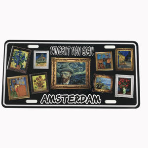 Vintage home decor Londres coche vehículo souvenir placas de metal placa de licencia - Product Image 3