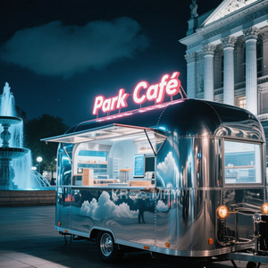 2025 Vending Van Cart Remorque rapide à vendre Usa Catering Entièrement équipé Concession Street Mobile Food Truck - Product Image 5