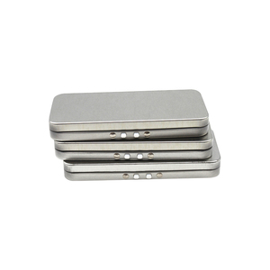 Bạc trẻ em chống kín nút khóa thuốc lá bạc hà Kim loại hộp thiếc tùy chỉnh in có thể tái chế CR childproof bản lề Nắp - Product Image 5