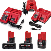 Batterie Milwaukee M18 M18B6 Forge / High Output XC 5A 6A 8A 12A et Pack de batteries M12 pour outils électriques M12 M18 FUEL