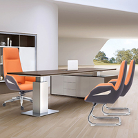 Chaise de bureau de direction moderne de luxe en cuir réglable pour PDG/CEO – Nouveau style tendance