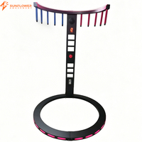 Machine de jeu d'arcade de réflexes rapides avec bâtons tombants en acier, lumières LED, prise en charge du japonais et entraînement aux sticks