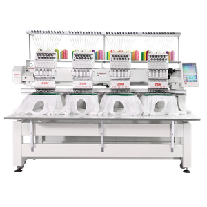 4 Head Computerized Embroidery Machine New Multi-Function Cap Hat T-<b>shirt</b> Sewing <b>Monogram</b> Machine Flat Logo Embroidery Core - Product Image 2