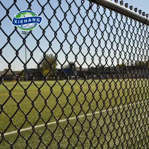 chain link fence per square meter price mesh 9 gauge wire best for baseball fields plastic artificial grass 5 foot green fencing