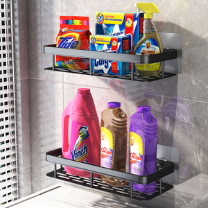 Kitchen Bathroom Wall Mounted Hanging Mouted Draining Storage Basket Rack Spice Home Organizer <strong>Shower</strong> <strong>Caddy</strong> - Product Image 5