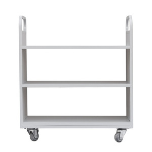 Thư Viện Xe đẩy cuốn sách thang gỗ sắt di chuyển im lặng kệ sách cho phòng lưu trữ tài liệu lưu trữ dữ liệu cho văn phòng trường học sử dụng - Product Image 1