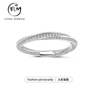 Bracelet <span class=keywords><strong>tennis</strong></span> en argent sterling S925 avec pierres Mosan, style Joker Ins, bijoux brillants de haute qualité - Product Image 1