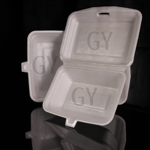 Envases de espuma desechables para alimentos Envases de espuma blanca Envases de espuma para alimentos Envases de espuma de un solo uso Cajas de espuma para llevar - Product Image 2