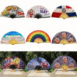 Abanico de Bambú Grande de Alta Calidad con Logotipo Personalizado, Impresión UV, Estilo Musical, Pintado, Accesorio de Primera Calidad - Product Image 5