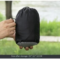 Hamaca Portátil de Nailon con Bloques de Color para Acampar al Aire Libre, Individual/Doble, para Todas las Estaciones