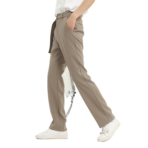 Pantalones ajustados a la moda para hombre, pantalón <span class=keywords><strong>Chino</strong></span> personalizado, nuevo - Product Image 5