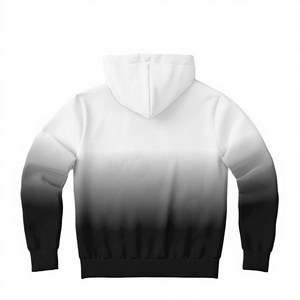 Sweat à capuche tissé en coton 100% doublé, imprimé sur mesure, sans minimum de commande, vente en gros d'usine, pour femmes et hommes - Product Image 2